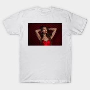 Creative lighting glamour portrait T-Shirt